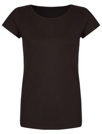 Basic Bio-T-Shirt Rundhals (Ladies) Nr.2 Schwarz GOTS