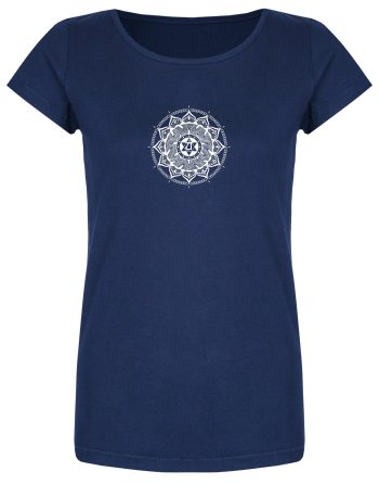 Basic Bio T-Shirt (ladies) Anahata Chakra azur