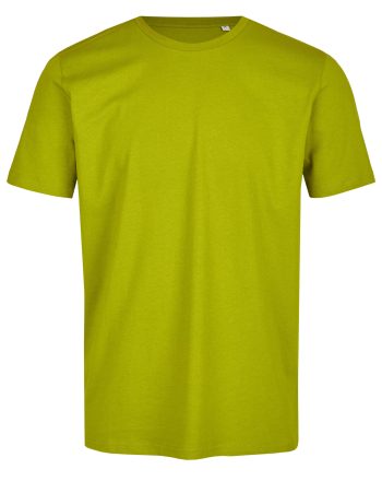 Basic Bio T-Shirt Rundhals (men) Nr.3 Farngrün