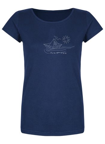 Basic Bio T-Shirt (ladies) Nr.2 GOTS Sailor Azur