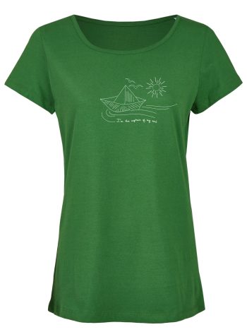 Basic Bio T-Shirt (ladies) Nr.2 GOTS Sailor Grün