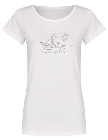 Basic Bio T-Shirt (ladies) Nr.2 GOTS Sailor Weiss