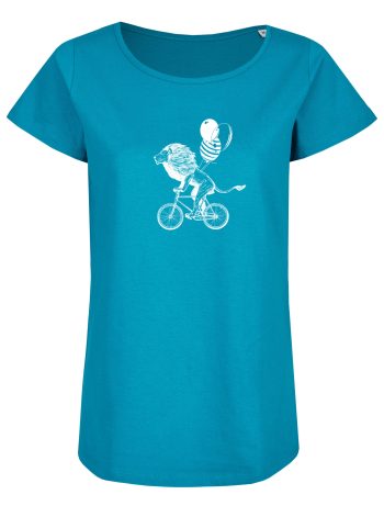 BASIC Bio T-Shirt Ladies GOTS Lionking Petrol