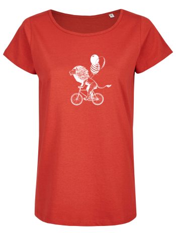 BASIC Bio T-Shirt Ladies GOTS Lionking Rot