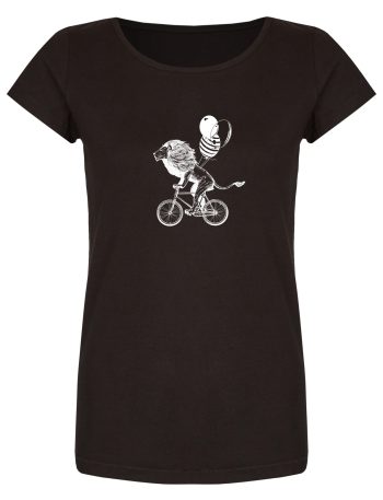 BASIC Bio T-Shirt Ladies GOTS Lionking Schwarz