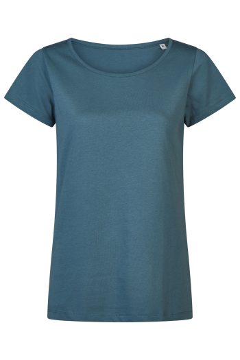 BASIC BIO-T-SHIRT RUNDHALS (LADIES) NR.2 GOTS GRAUGRÜN